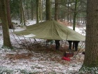 Shelter building pioneering lake dsitrict